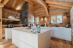 espace cuisine chalet clémence