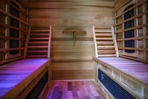 Salle de fitness et sauna pour les 3 gîtes