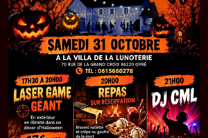 Copie de Yellow And Black Minimalist Halloween Party Document A4
