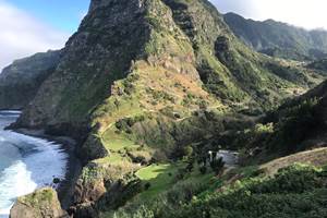 Vue de Sao Cristovao la maison au centre de la vue