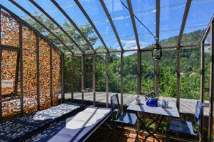 Le Chalet scandinave: une fenêtre sur le ciel