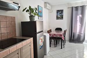 T2 Frangipanier réfrigérateur, machine à laver, séjour