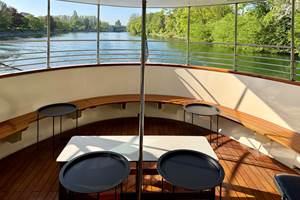 Un espace extérieur abrité