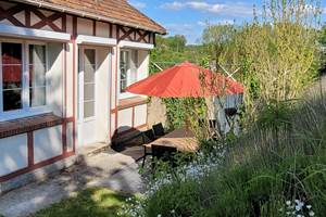 Terrasse du gîte La Caudalie