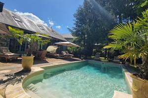 La nouvelle piscine vue du Moonbed