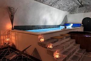 Espace détente : psicine chauffée, bain nordique, sauna