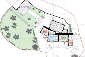 Plan de disposition des pieces.