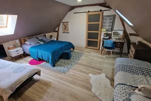 chambre + 2 lits supplémentaires possible