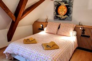GITE  VIGNOBLE ALSACE KAYSERSBERG Espace couchage