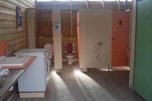 bloc sanitaire du camping