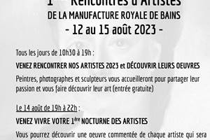 1ères Rencontres d'Artistes de la Manufacture Royale de Bains