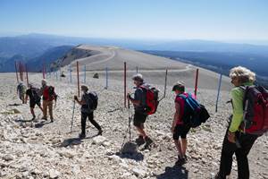 La descente du Mont Ventoux