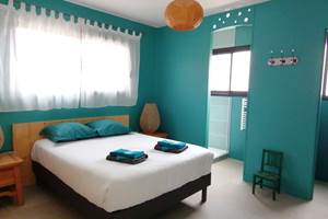 La chambre d'hôte DUNE: de couleur verte, spacieuse avec ses 16 m²