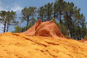 Les falaises d'ocre de Rustrel