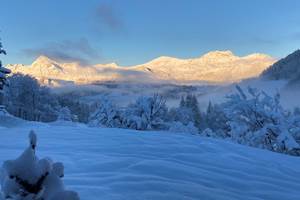 Vue depuis les chalets d'Heidi