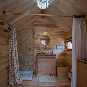 Espace salle de bain du zôme