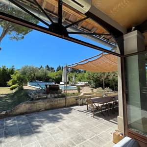 la vue depuis l'orangerie