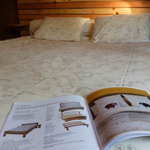 Drap coton bio et couette Adelaine