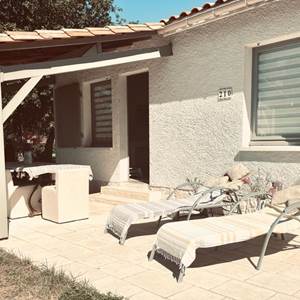 TERRASSE GITE CONFORT 210 ETANG VALLIER RESORT