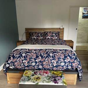 Chambre bleue 1 lit 160 x 220 ou 2 lits séparés 80 x 220