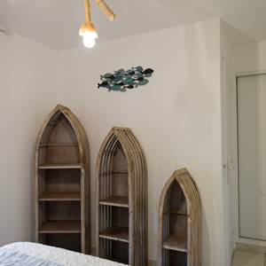 Chambre bord de mer lit 160x200