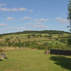Jardin avec vue sur la vallée