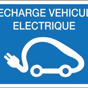 pancarte charge vehicule electrique