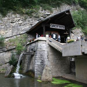 Entrée des grottes de Remouchamps