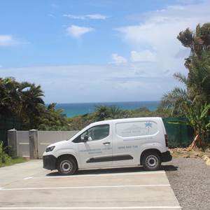 Iguane House villas & Micro Spa Villa Lagon parking et vue mer