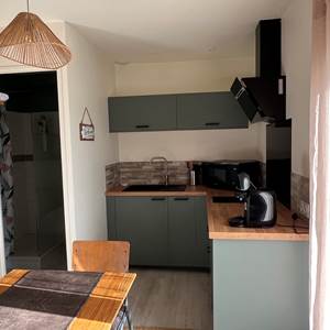 Espace cuisine gîte Avocette
