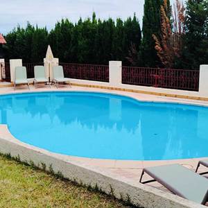 Mas Néoulous piscine.