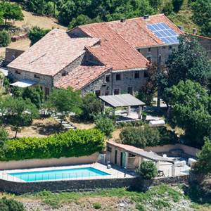 Vue aérienne du domaine familial