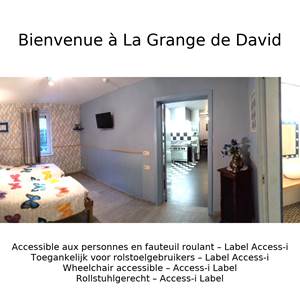 Les PMR trouverons leur plaisir dans cette chambre adaptée