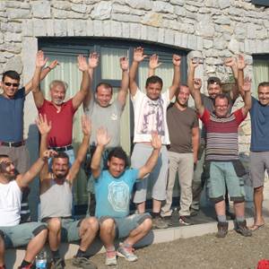 Un groupe de Golfeurs très contents de leur séjour dans notre gîte