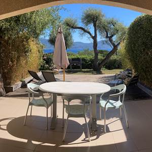 _Mini-Villa - Terrasse vue MV3 - Re´sidence Ogliastrello Location villas OLMETO plage piscine Corse-du-Sud