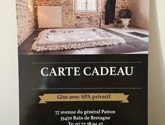 carte cadeau format A5 et son enveloppe