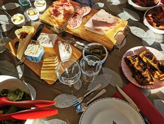 Un exemple de planche de produits du terroir