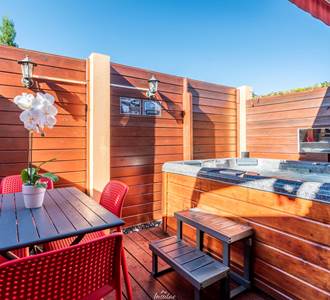 Terrasse privé Bungalow Premium Spa