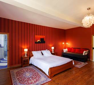 La spacieuse chambre rubis