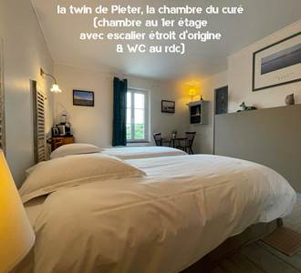 © Au Presbytère de Saigneville - Pieter, la chambre du curé