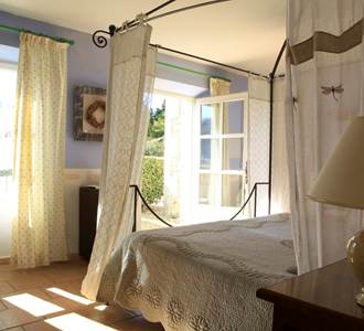 chambre glamour sur jardin
