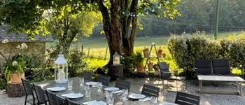 Domaine du Vidal - La table d'hotes en terrasse