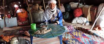 Dans un campement nomade