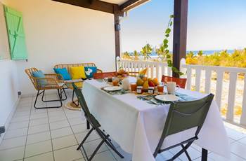 Quel bonheur cette terrasse vue mer
