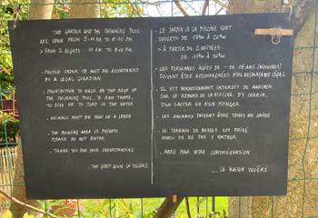 Règlement Piscine et jardin