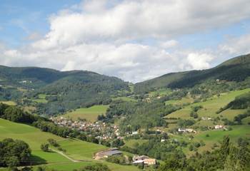 gîte La Haute Grange au dessus du village de Fréland