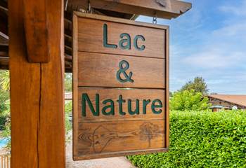 Enseigne Lac & Nature