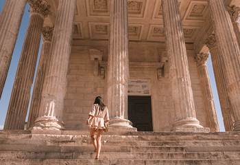 visiting the Roman Temple