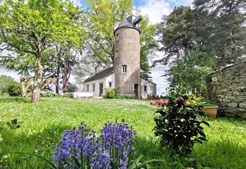 Vue bâtiment principal, moulin de La Retardière, Orvault