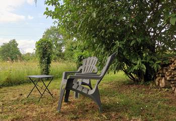 Ilot de détente dans le parc, moulin de La Retardière, Orvault, Nantes, Treillières, Sautron